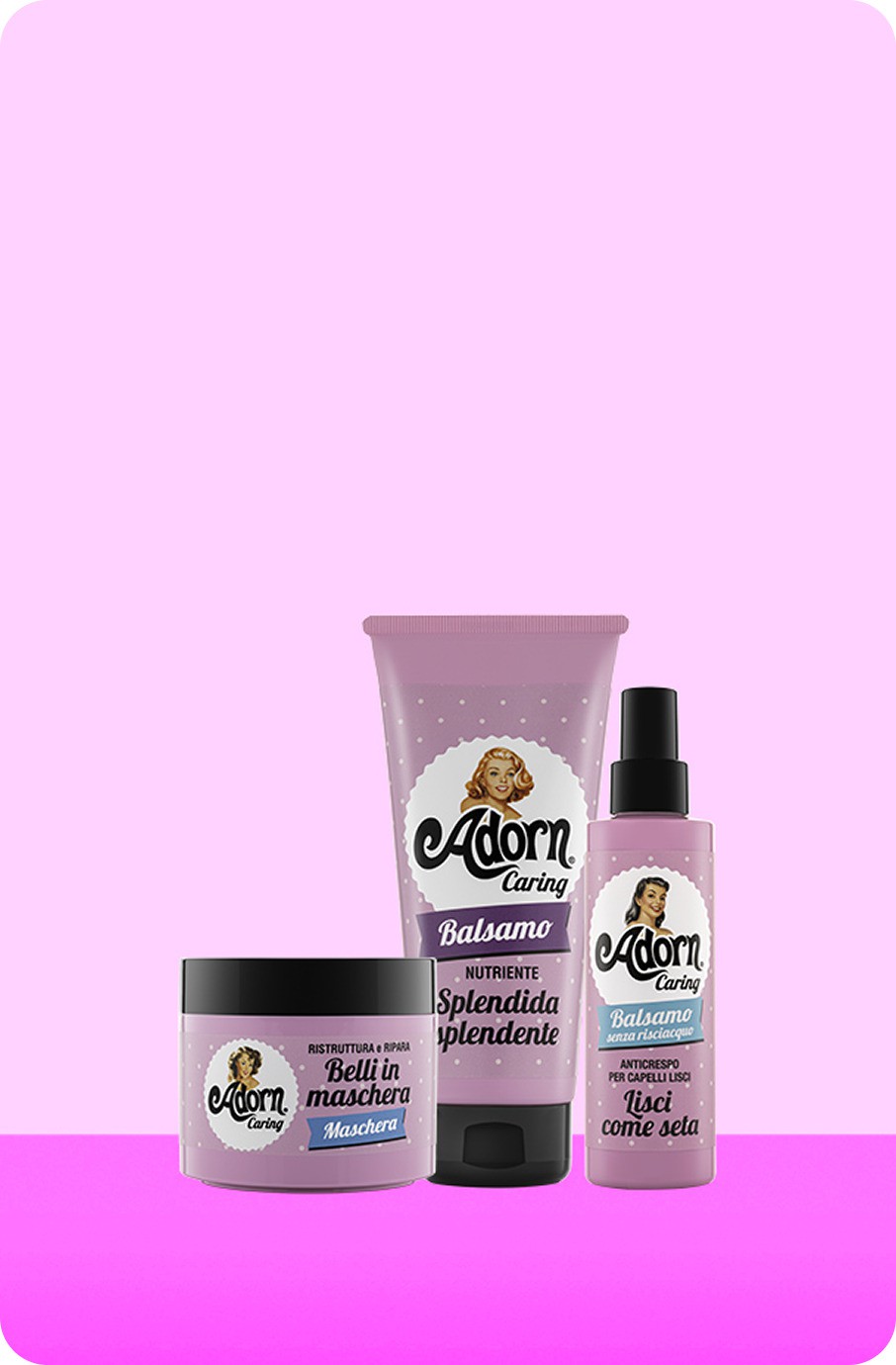 Balsami e maschere - Capelli morbidi, leggeri, facili da gestire. Balsami e maschere che nutrono senza appesantire, con un profumo irresistibile.